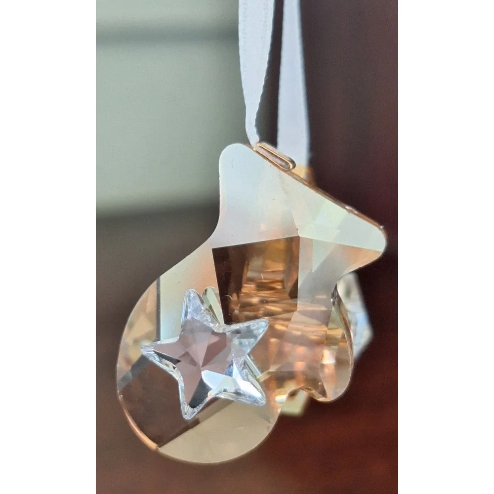 Swarovski Crystal Twinkling Mittens Christmas Holiday Ornament 1006038
